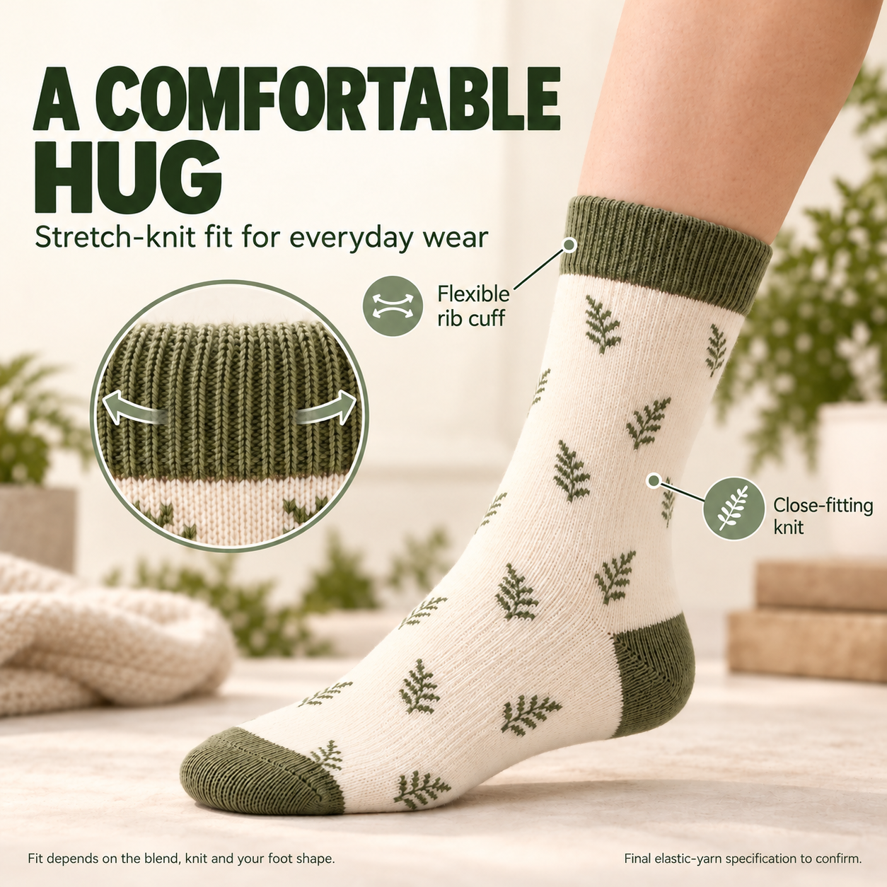 Comfortable everyday fit
